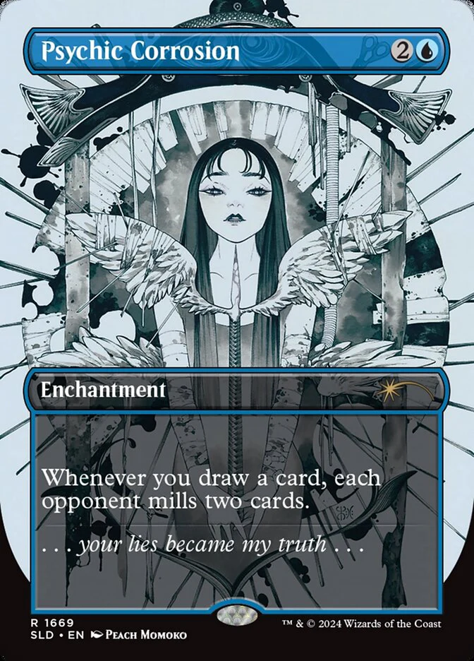 Psychic Corrosion - Borderless - Full Art