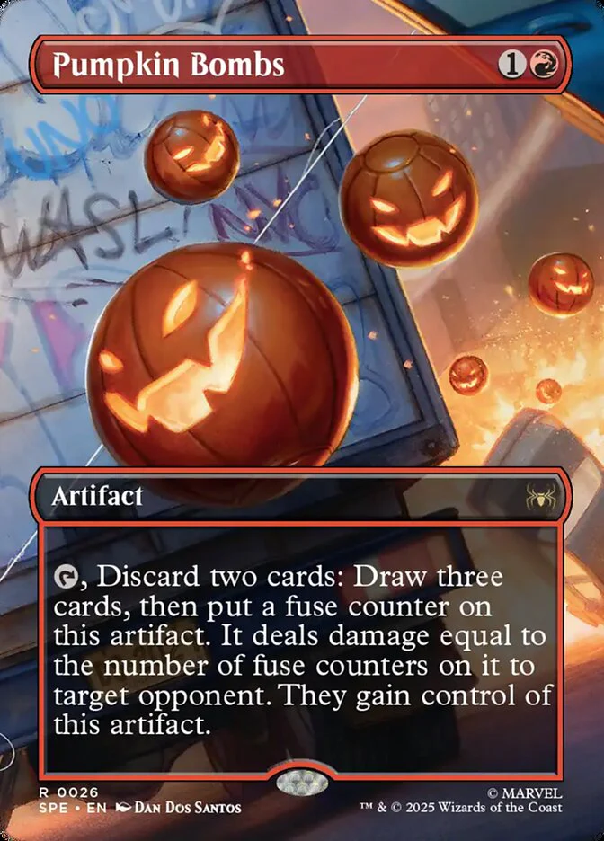 Pumpkin Bombs - Borderless - Full Art - Inverted