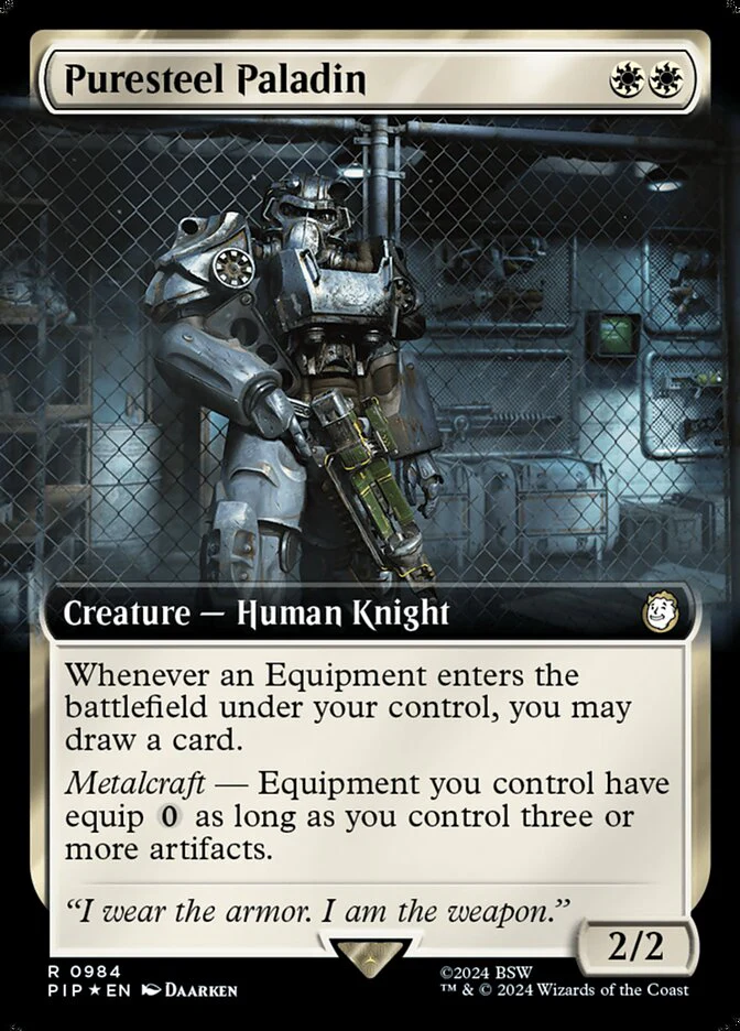 Puresteel Paladin - Extended Art - Surge Foil (Foil)