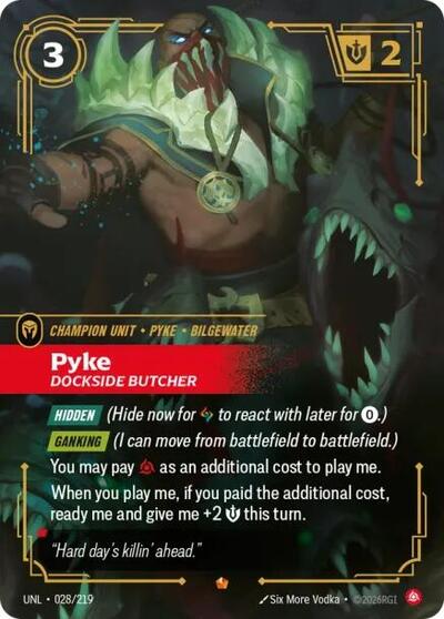 Pyke - Dockside Butcher - Foil