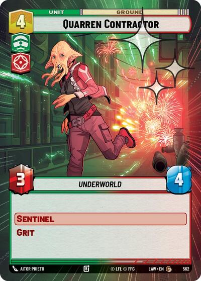 Quarren Contractor (Hyperspace) - Foil