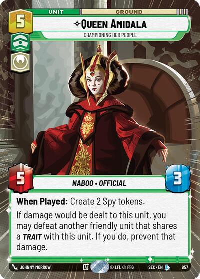 Queen Amidala - Championing Her People (Hyperspace) - Foil