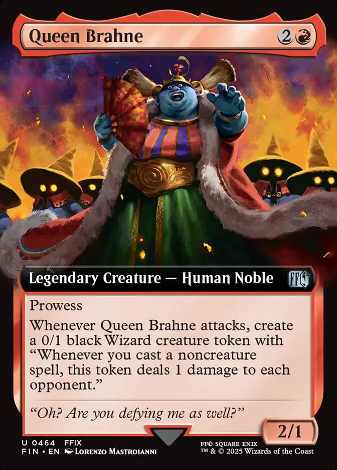 Queen Brahne - Extended Art - Legendary (Foil)