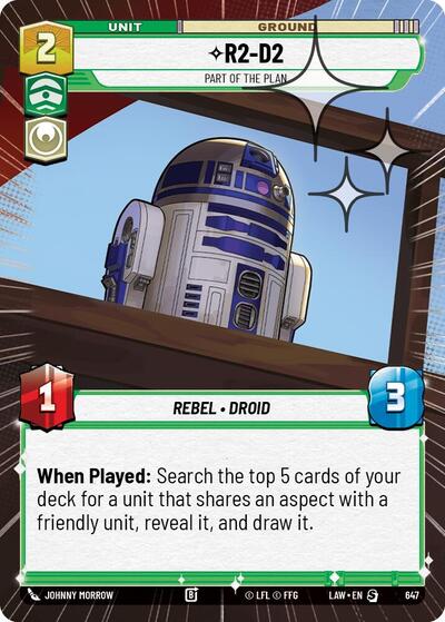 R2-D2 - Part of the Plan (Hyperspace) - Foil