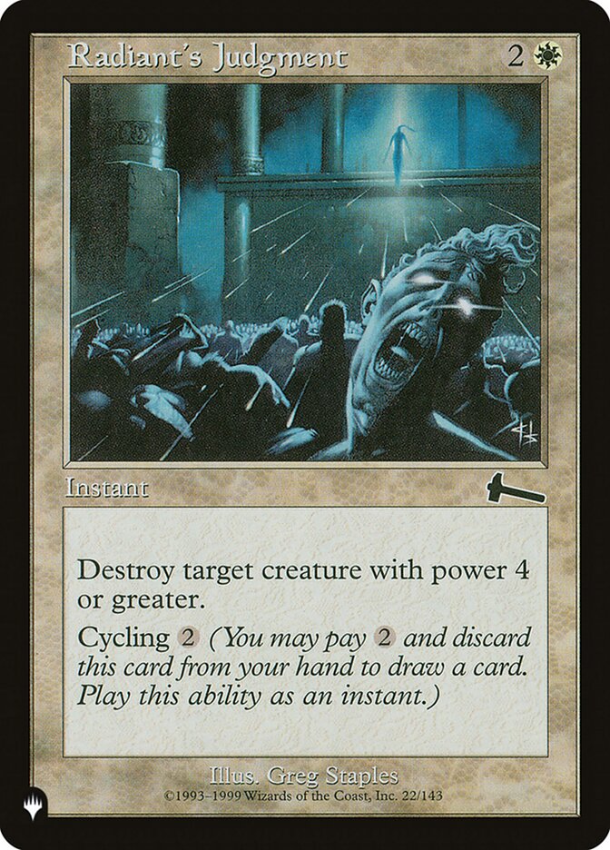Radiant's Judgment - Retro Frame