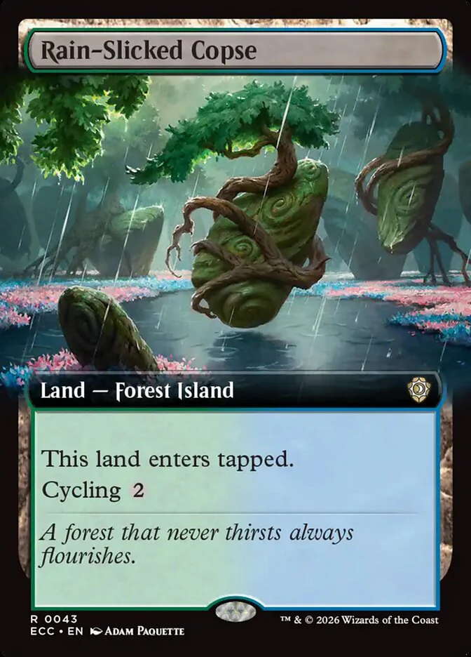Rain-Slicked Copse - Extended Art
