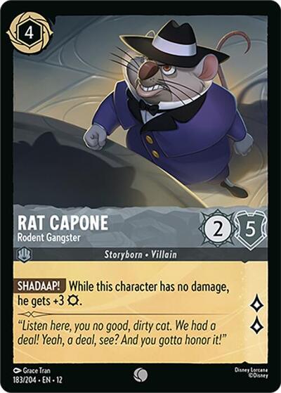 Rat Capone - Rodent Gangster - Foil