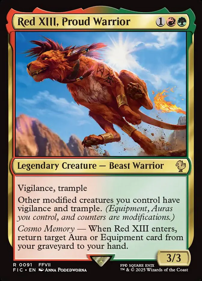 Red XIII, Proud Warrior - Legendary