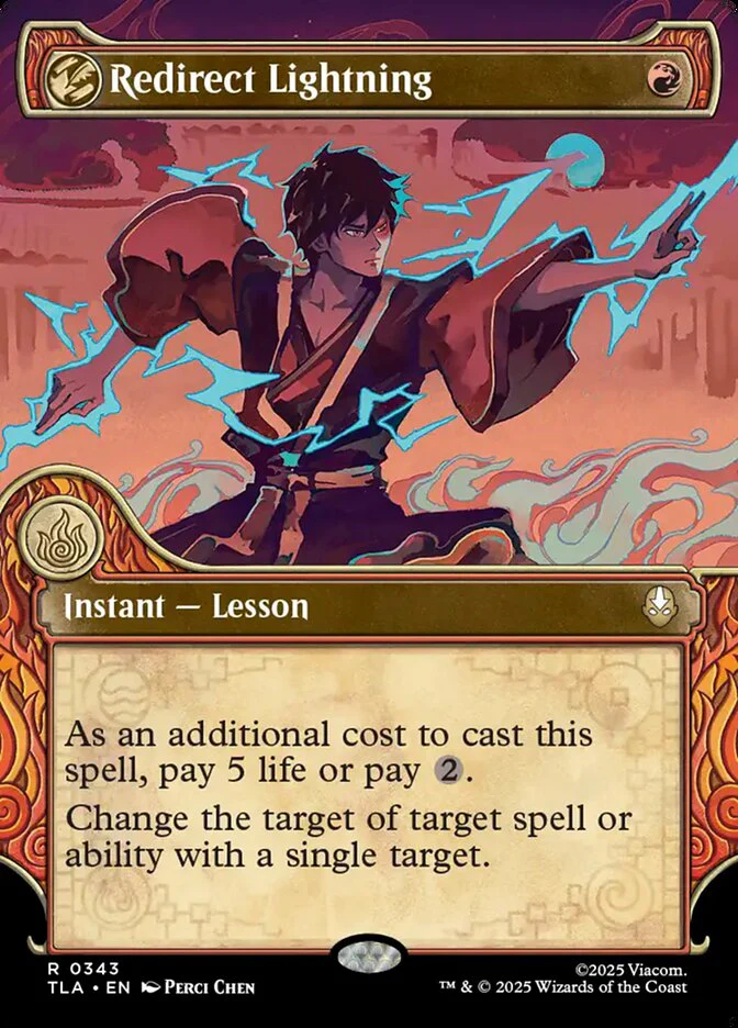 Redirect Lightning - Borderless - Showcase (Foil)