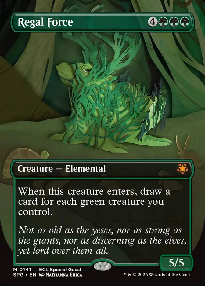 Regal Force - Borderless - Full Art - Inverted
