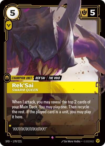 Rek'Sai - Swarm Queen - Foil