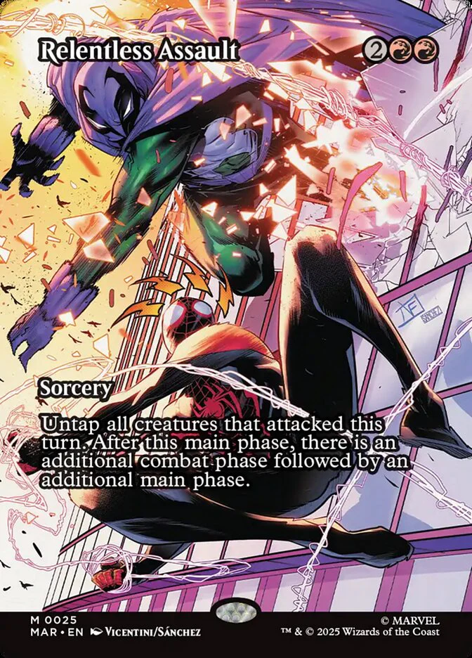 Relentless Assault - Borderless - Full Art - Inverted