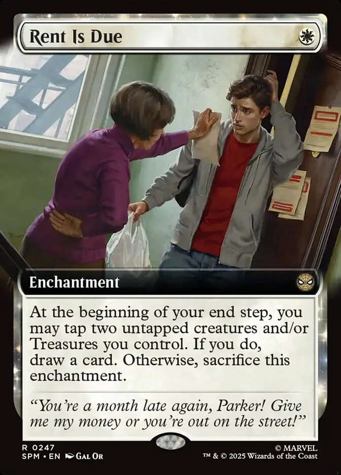 Rent Is Due - Enchantment - Extended Art (Foil)