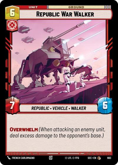 Republic War Walker - Foil
