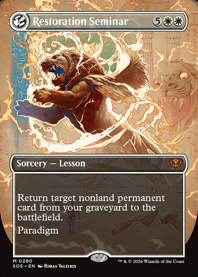 Restoration Seminar - Borderless - Full Art - Inverted - Showcase (Foil)