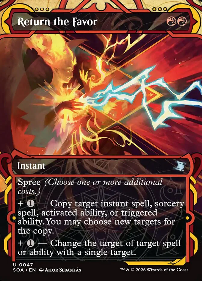Return the Favor - Borderless - Inverted - Showcase (Foil)