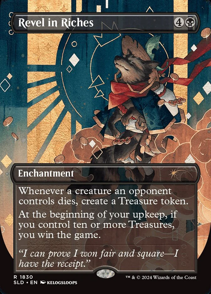 Revel in Riches - Borderless - Full Art - Inverted (Foil)