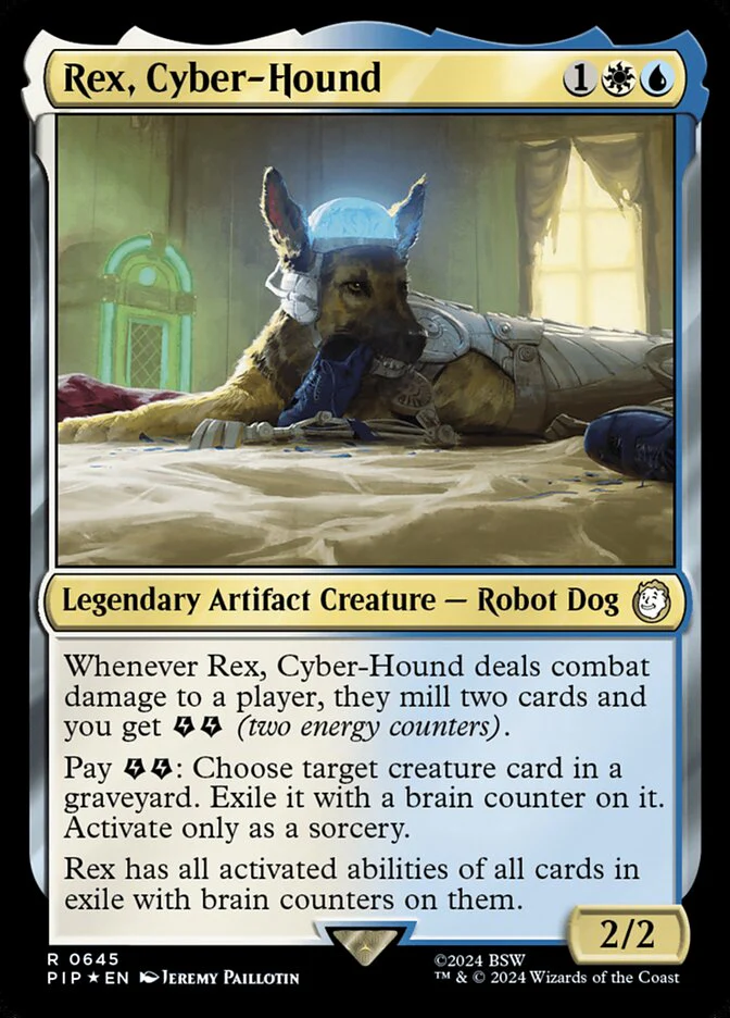 Rex, Cyber-Hound - Legendary - Surge Foil (Foil)