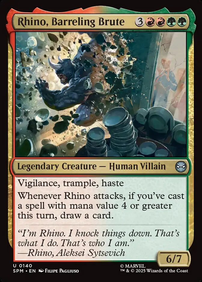 Rhino, Barreling Brute - Legendary