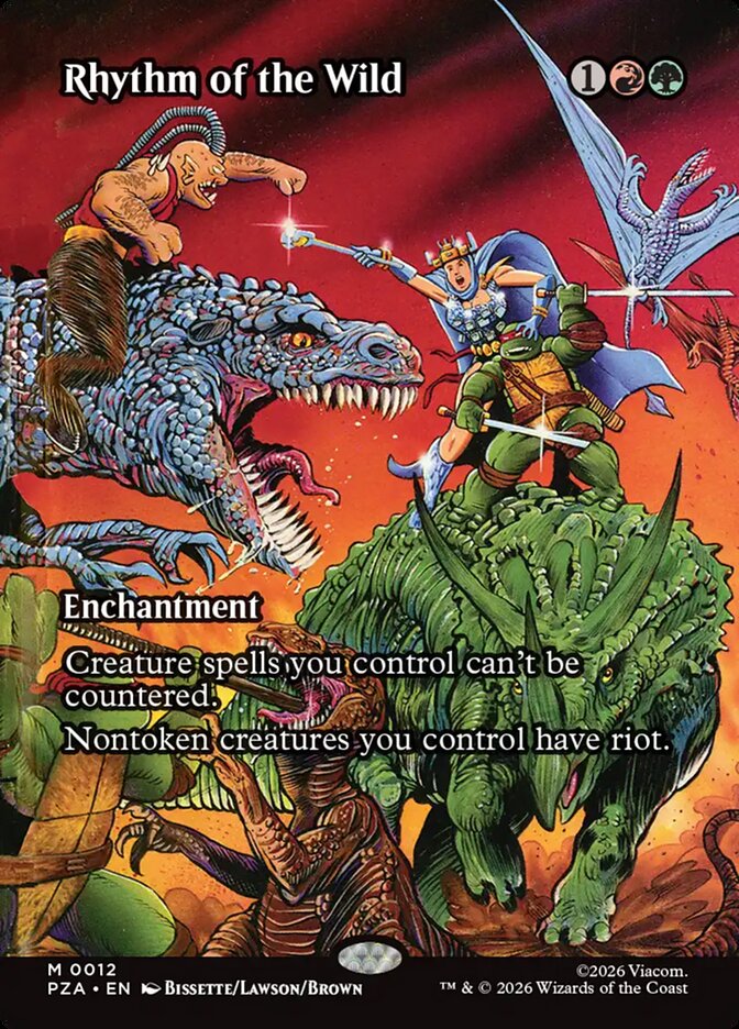 Rhythm of the Wild - Borderless - Full Art - Enchantment - Inverted (Foil)