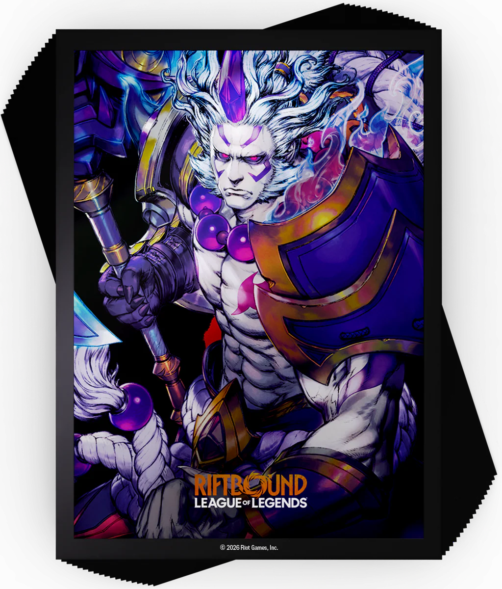 RIFTBOUND LEAGUE OF LEGENDS TCG SPIRITFORGED ART SLEEVES - SPIRIT BLOSSOM DARIUS 100CT