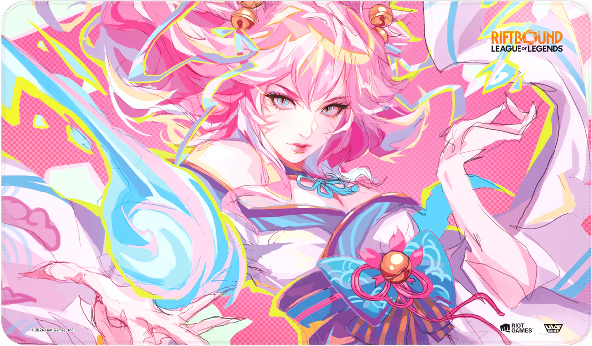 RIFTBOUND LEAGUE OF LEGENDS TCG SPIRITFORGED PLAYMAT - SPIRIT BLOSSOM AHRI