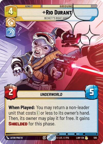 Rio Durant - Beckett's Right Hands (Hyperspace) - Foil