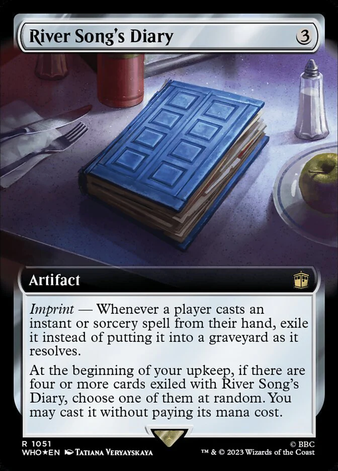 River Song's Diary - Extended Art - Surge Foil (Foil)