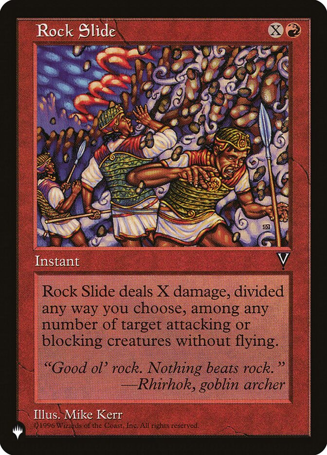Rock Slide - Retro Frame