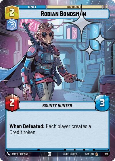 Rodian Bondsman (Hyperspace) - Foil