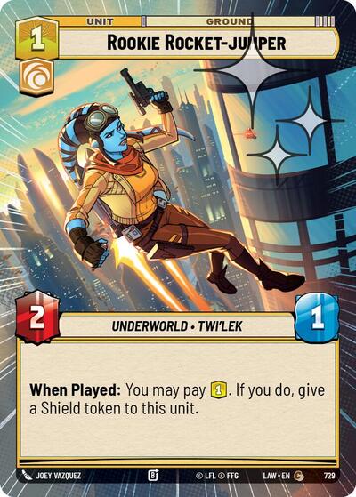 Rookie Rocket-jumper (Hyperspace) - Foil