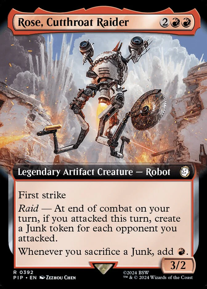 Rose, Cutthroat Raider - Extended Art - Legendary