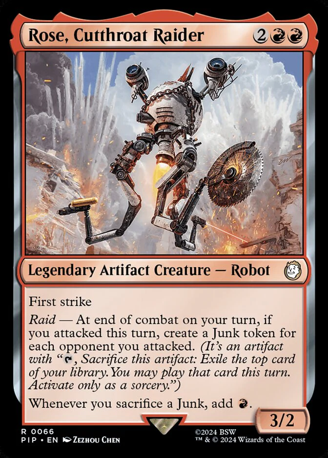 Rose, Cutthroat Raider - Legendary