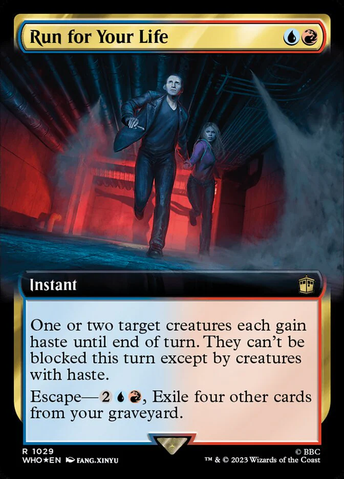 Run for Your Life - Extended Art - Surge Foil (Foil)