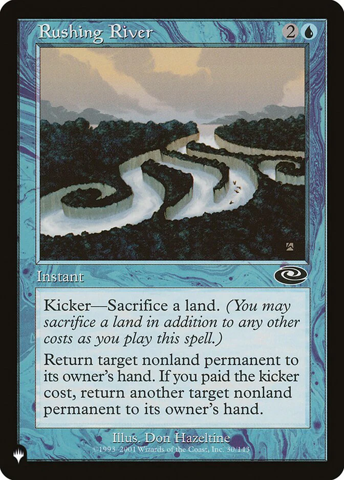 Rushing River - Retro Frame