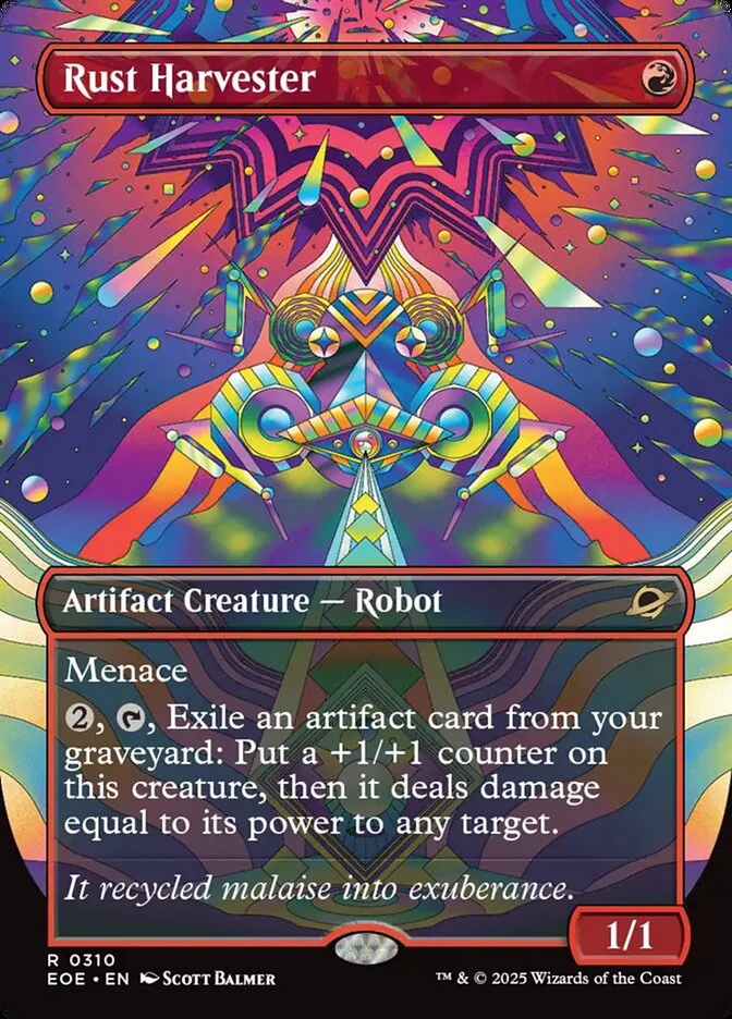 Rust Harvester - Borderless - Full Art - Inverted (Foil)