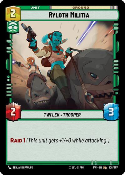 Ryloth Militia  - Foil