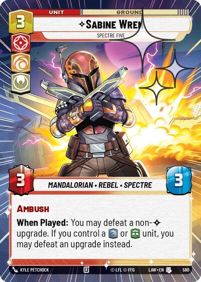 Sabine Wren - Spectre Five (Hyperspace) - Foil