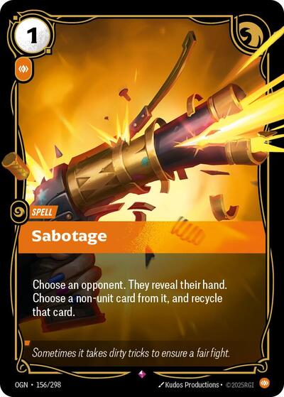 Sabotage - Foil