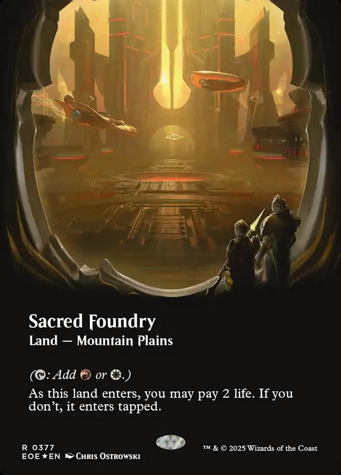 Sacred Foundry - Borderless - Extended Art (Foil)