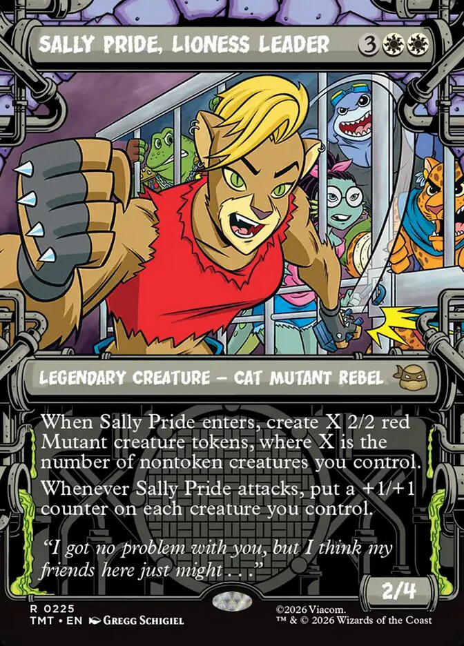 Sally Pride, Lioness Leader - Borderless - Inverted - Legendary - Showcase