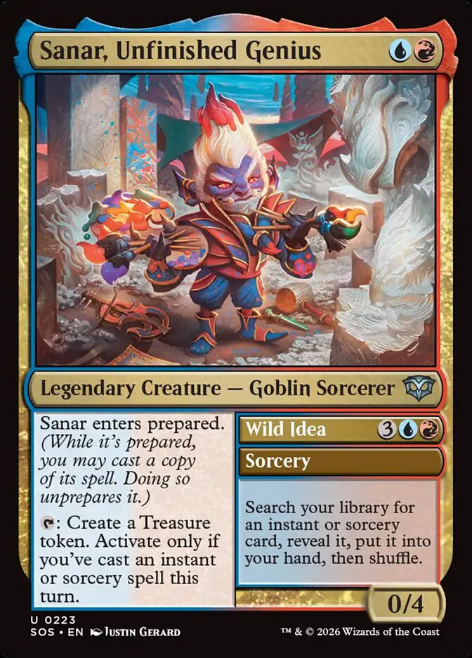 Sanar, Unfinished Genius // Wild Idea - Legendary