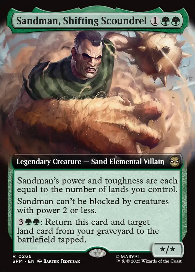 Sandman, Shifting Scoundrel - Extended Art - Legendary (Foil)