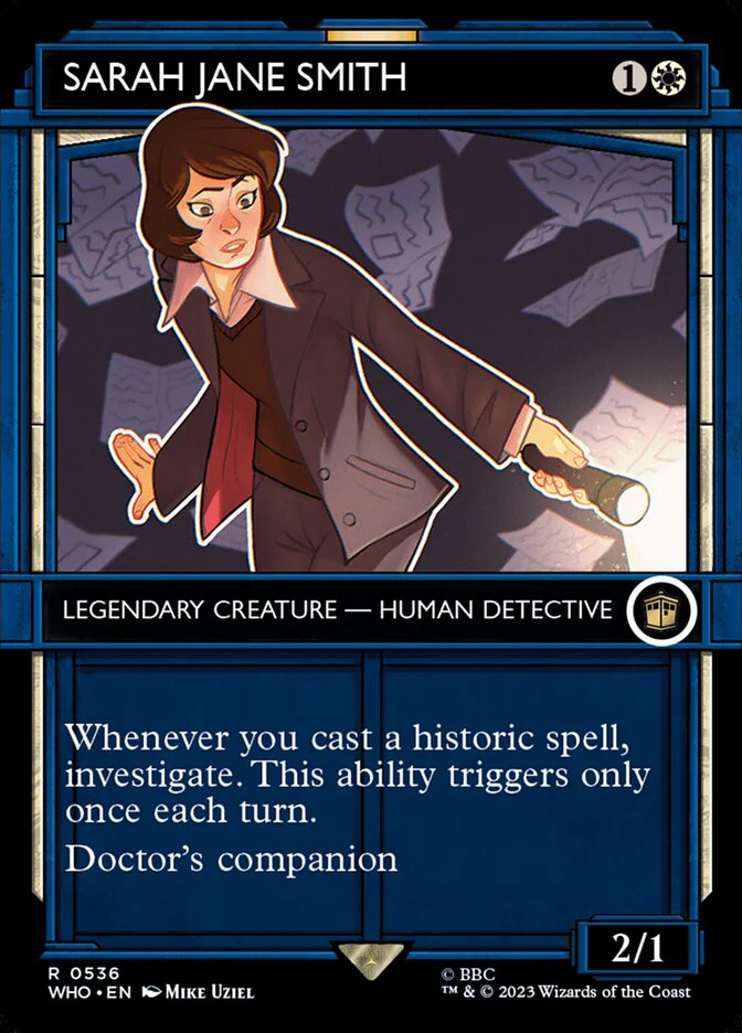 Sarah Jane Smith - Borderless - Inverted - Legendary - Showcase
