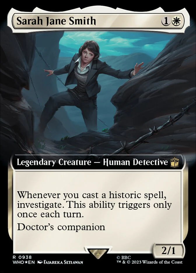 Sarah Jane Smith - Extended Art - Legendary - Surge Foil (Foil)