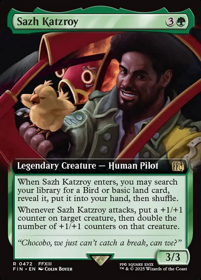 Sazh Katzroy - Extended Art - Legendary (Foil)