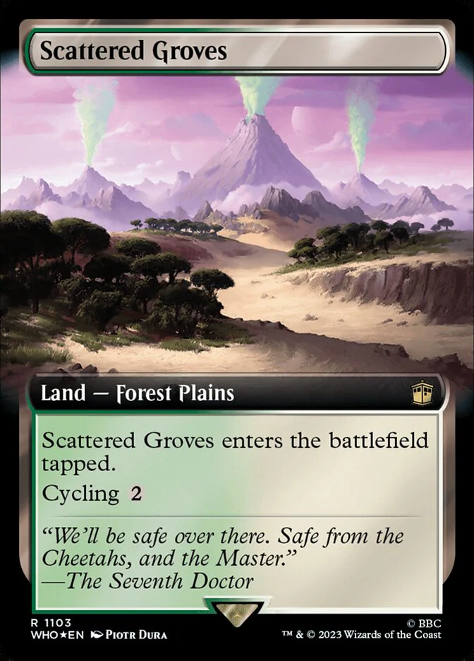 Scattered Groves - Extended Art - Surge Foil (Foil)