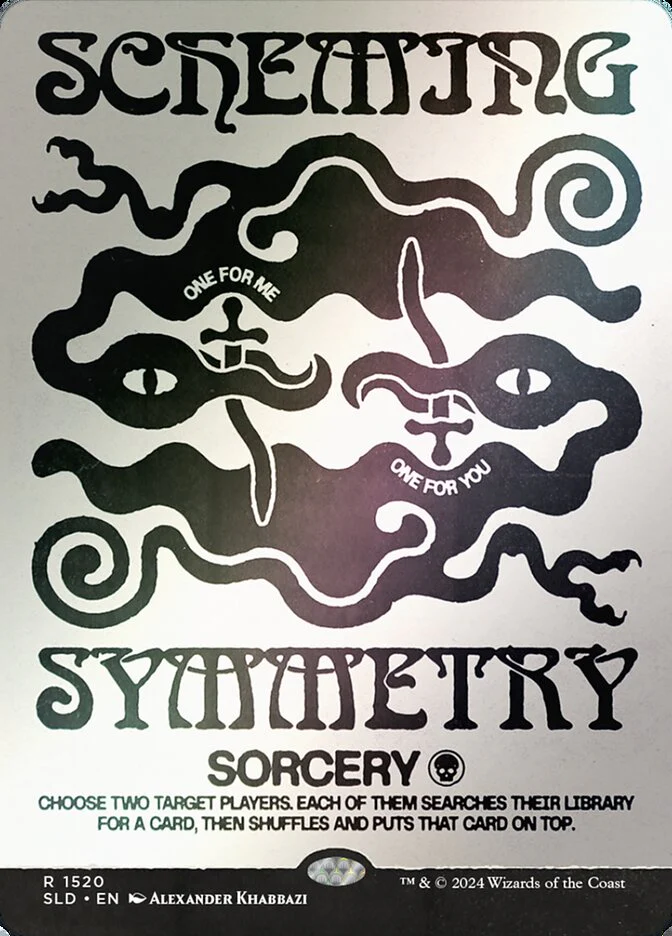 Scheming Symmetry - Borderless - Full Art (Foil)