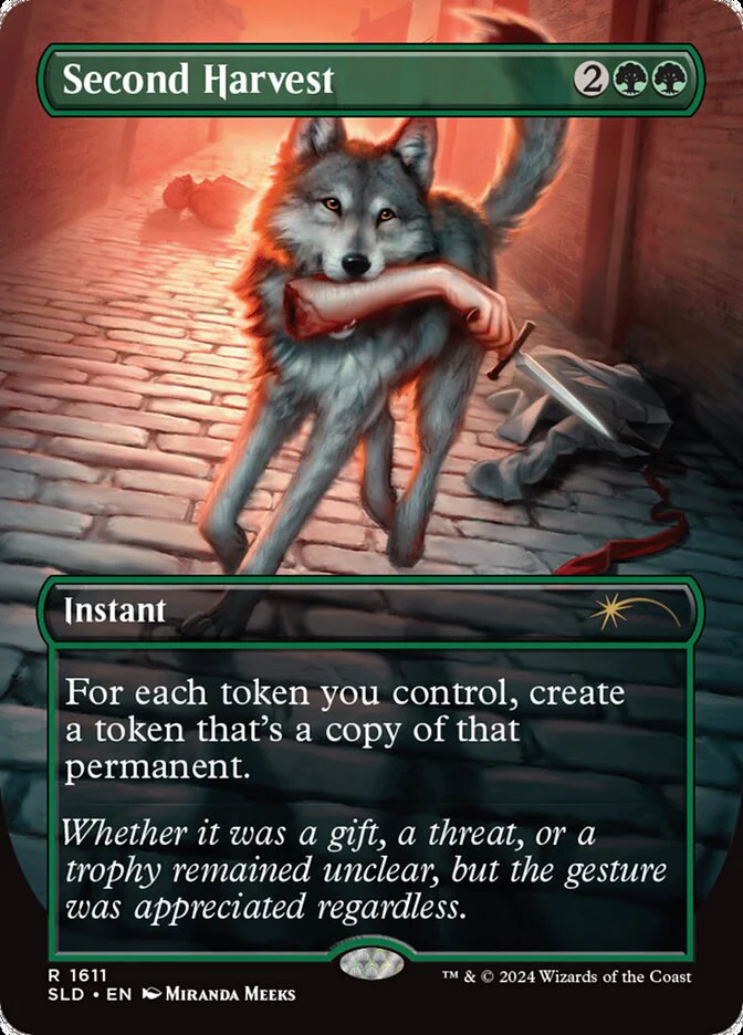 Second Harvest - Borderless - Full Art - Inverted (Foil)