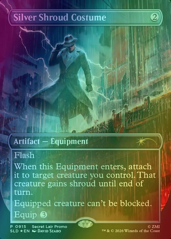 Secret Lair x Fallout®: Silver Shroud Costume Foil Edition